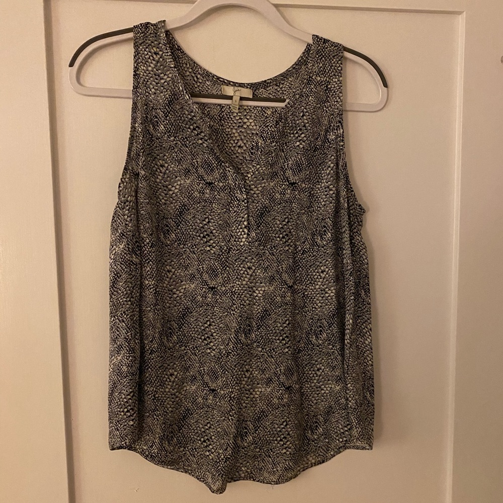 Joie snakeskin cami tank silk